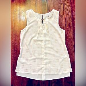 Calvin Klein Cream Sleeveless Top